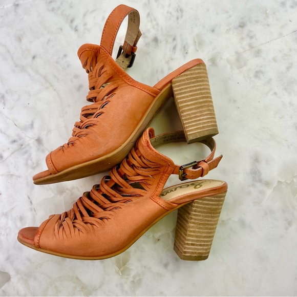 Sam Edelman “Holly” Ginger Orange Bootie ~ Size 7 - Picture 9 of 16